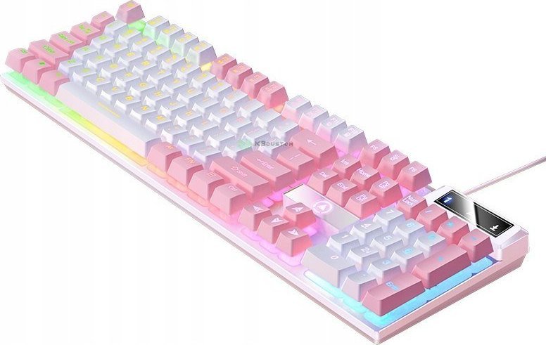 Yd K500 Podsvícená mechanická herní klávesnice 104 kláves Dárek