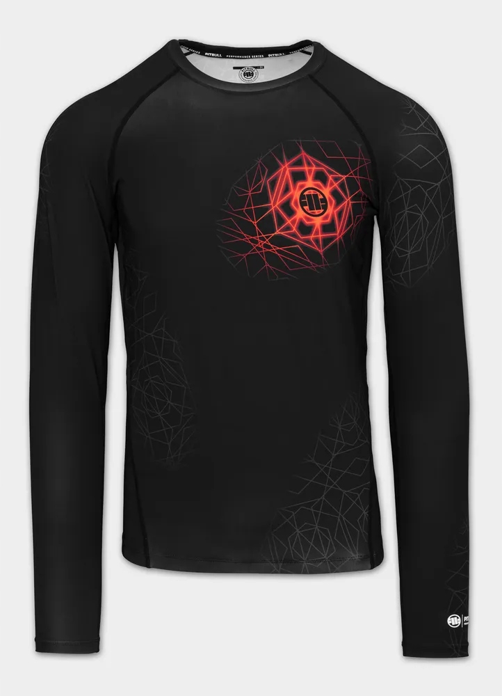 Pánský dlouhý rukáv Rashguard Pitbull – technické tréninkové tričko Ray
