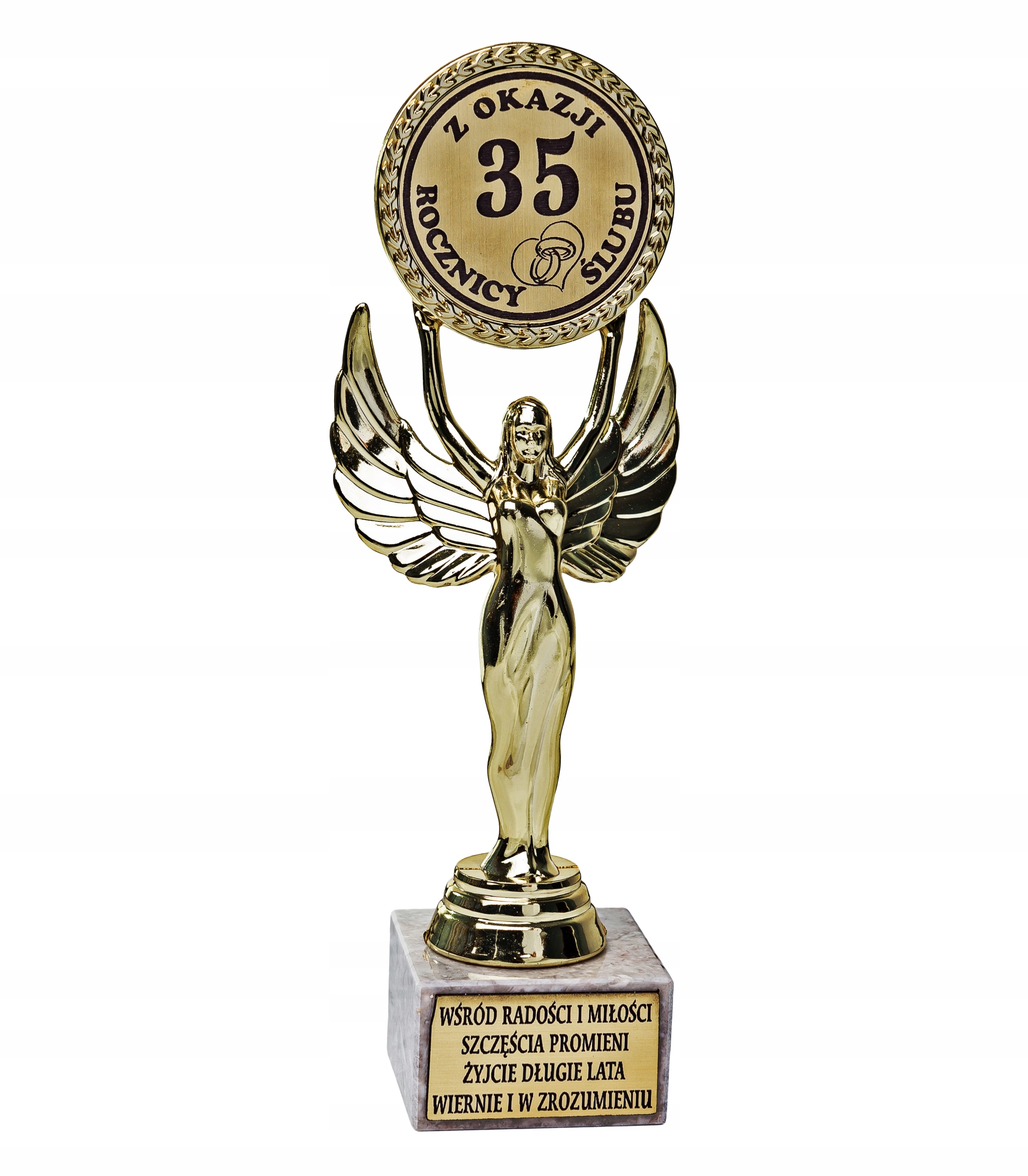 

Statuetka Wiktoria z Okazji 35 Rocznicy Ślubu