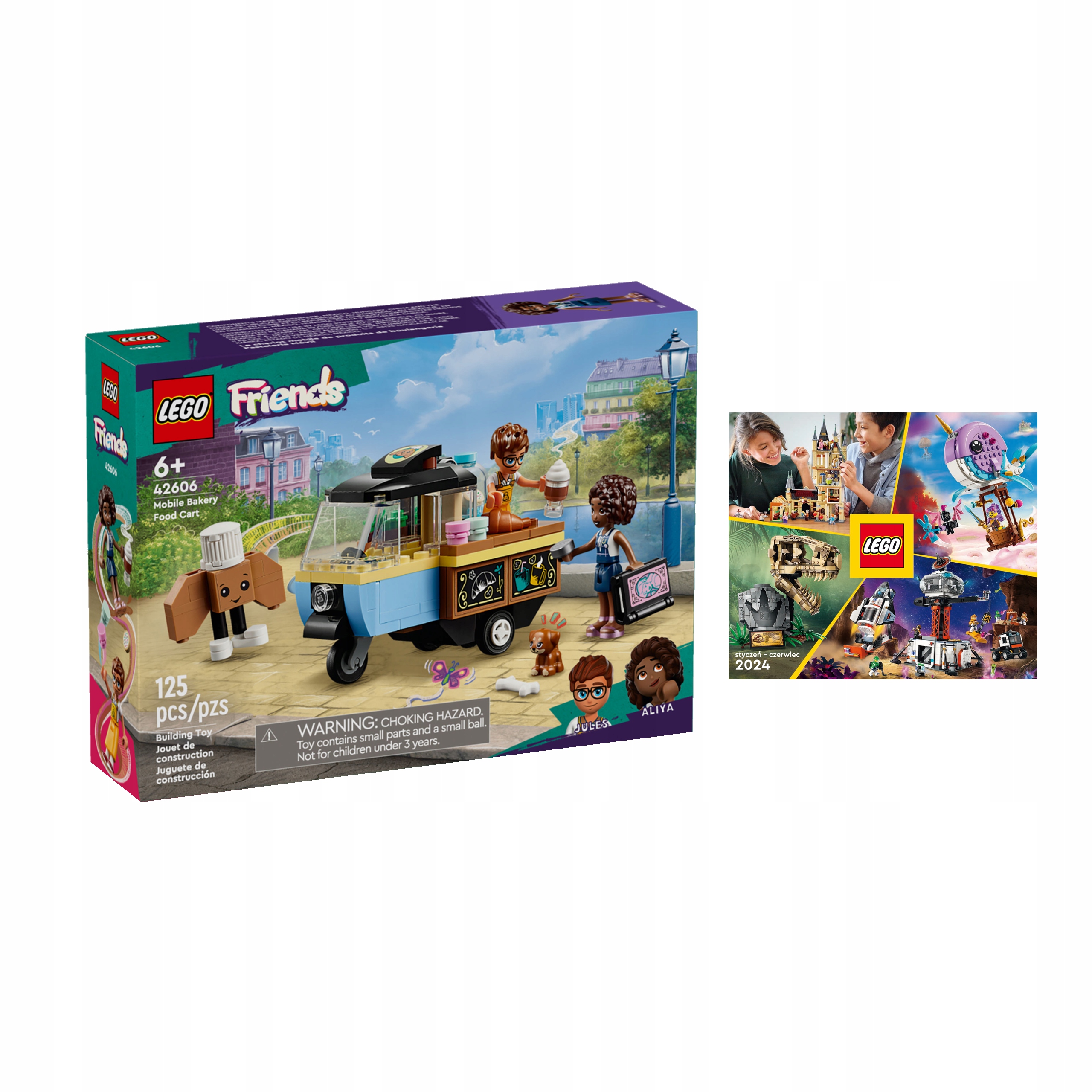 LEGO FRIENDS č. 42606 - Mobilná pekáreň + KATALÓG LEGO 2024