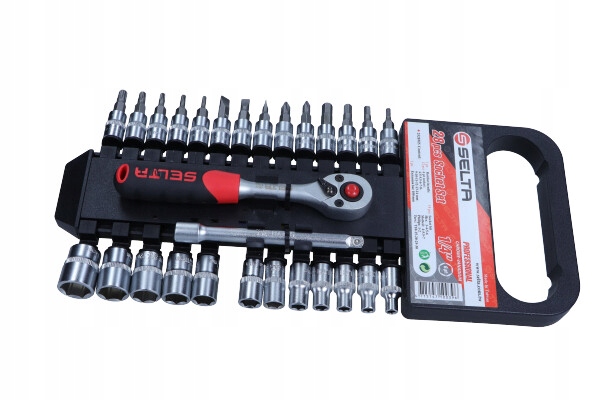 Selta ZESTAW NARZĘDZIOWY NA WIESZAKU, 1/4", 27 CZ Kod producenta SE-2528MS
