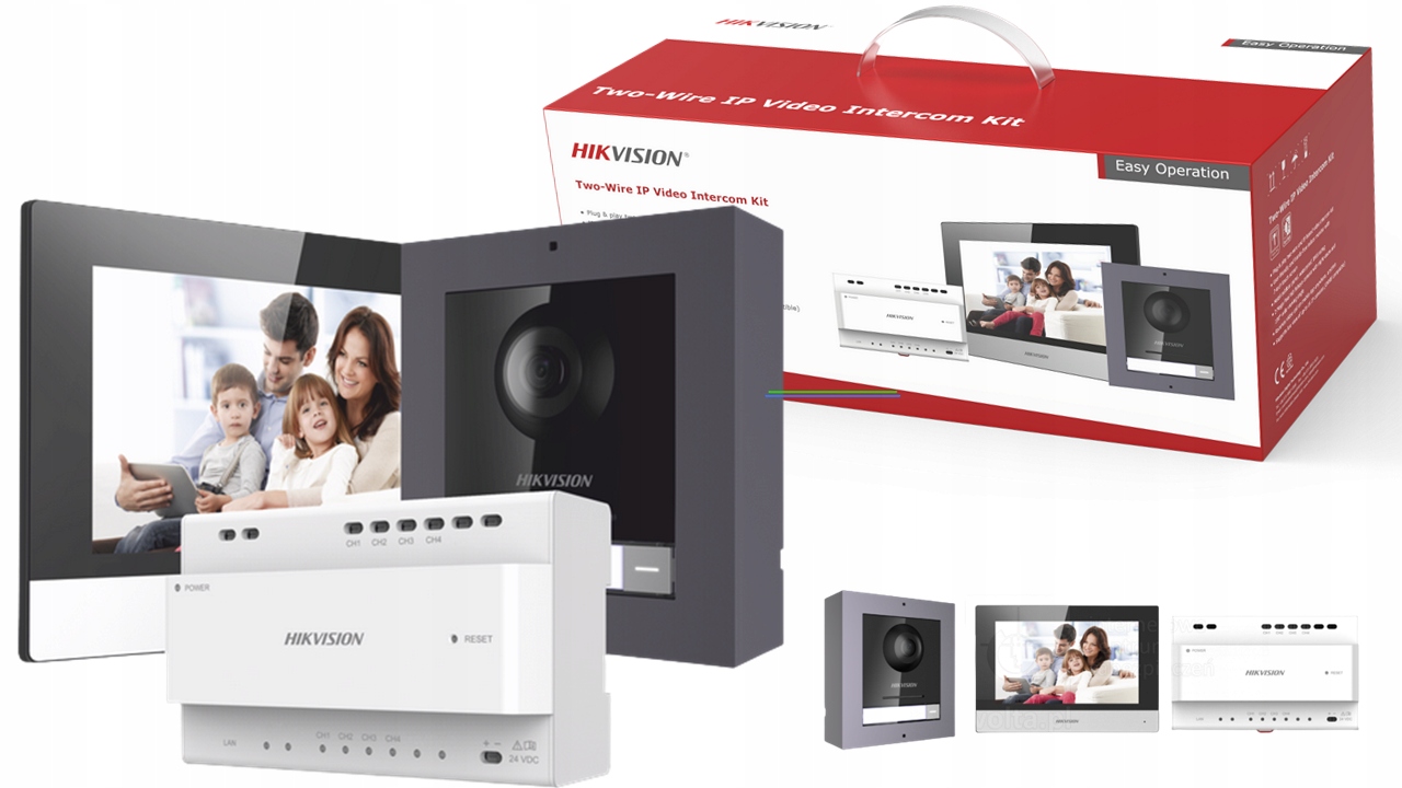 Zestaw Wideomofonowy Hikvision DS-KIS702Y