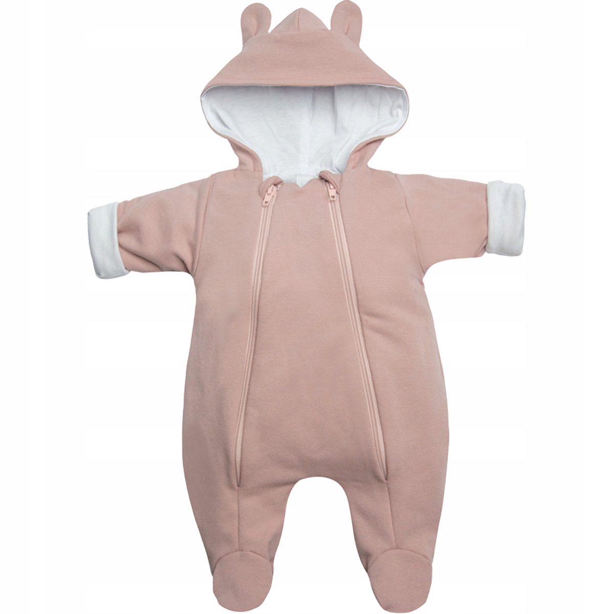 KOMBINEZON DLA NOWORODKA wcześniak PUDROWY RÓŻ 50 Rodzaj niemowlęcy