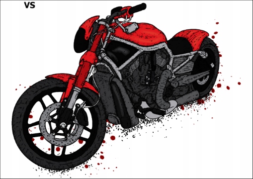 

PK16VS Duży Tatuaż tymczasowy Motocykl Motor wodny