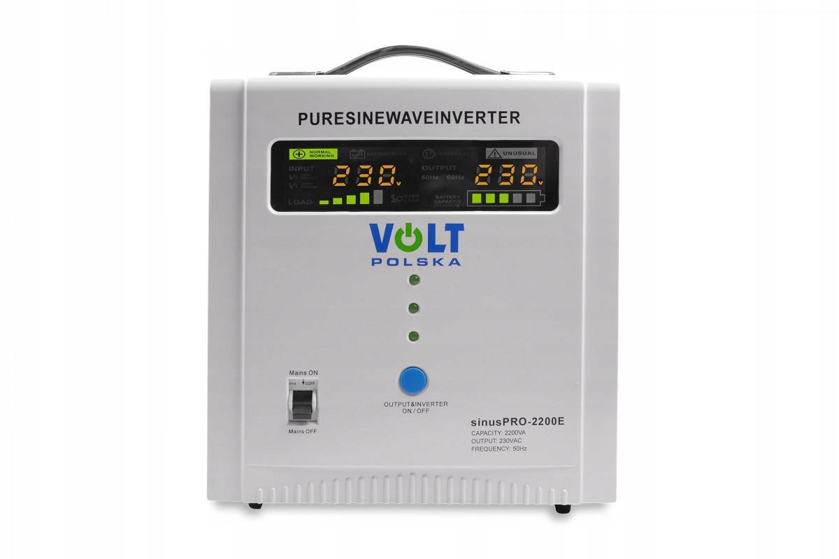 Měnič Napětí Volt Polska SinusPro 2200E 2200VA 12V 1600/2200W