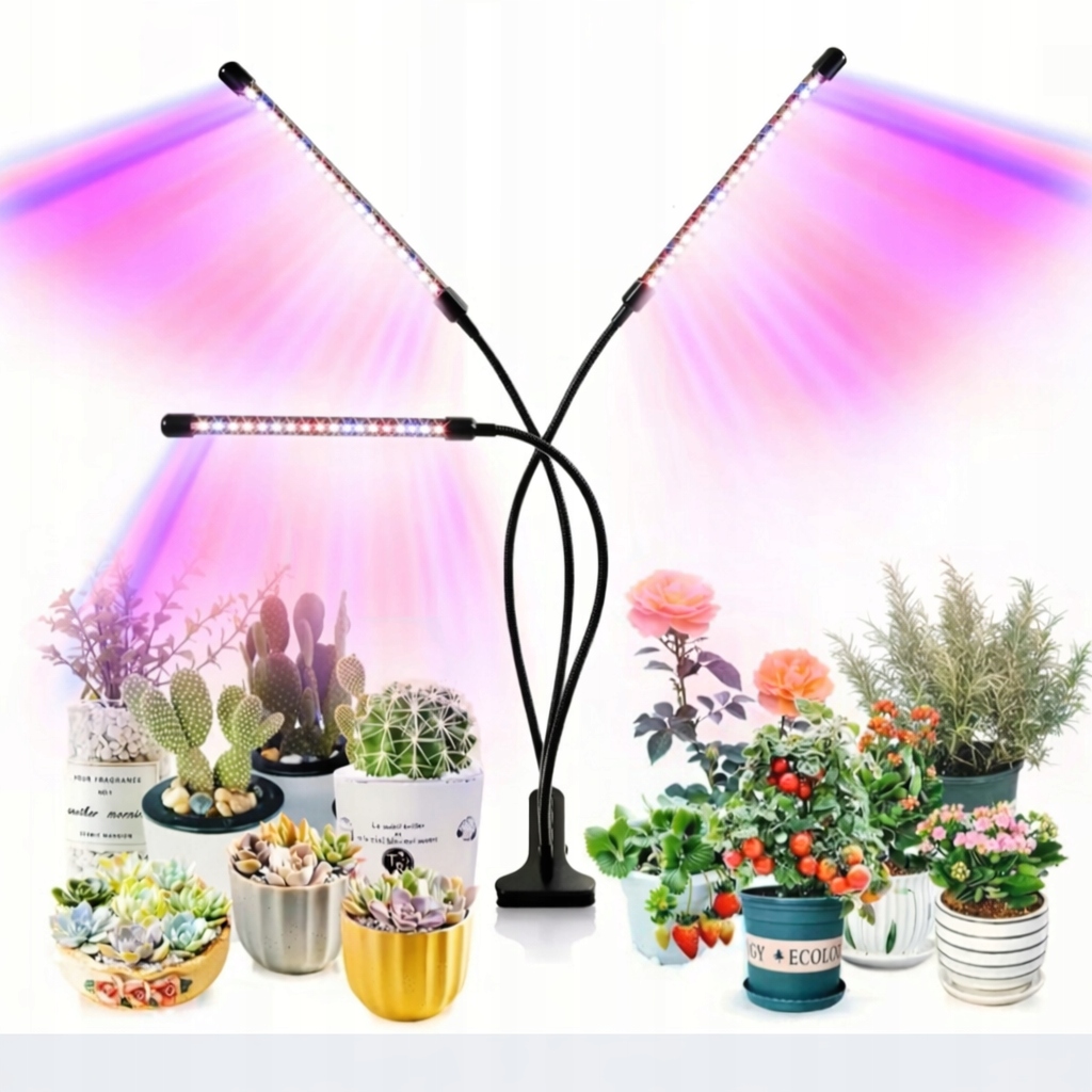LAMPA DO UPRAWY ROŚLIN 3X Dla Wzrostu Oświetlenie Żarówka LED