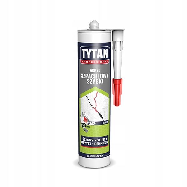

Tytan Akryl szpachlowyi szybki biały 280ml