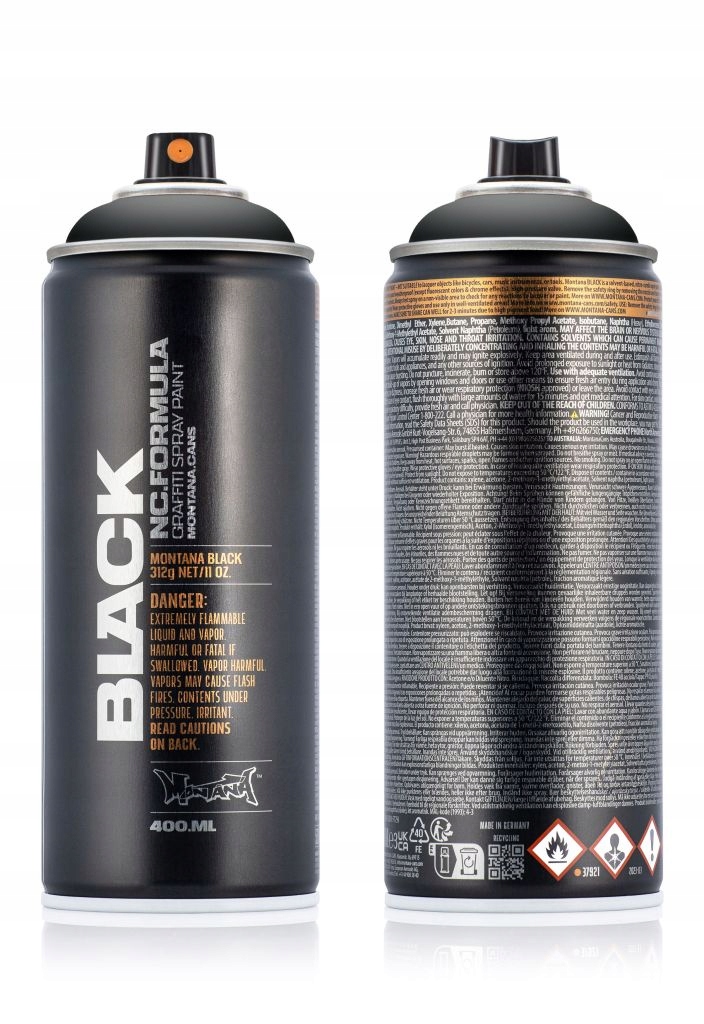 Farba Montana Black Spray 400ML Blk 9001 Czarny