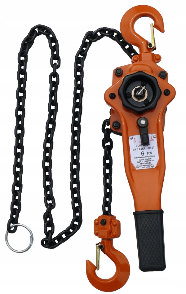 Ланцюгова лебідка з храповим механізмом 6000 кг