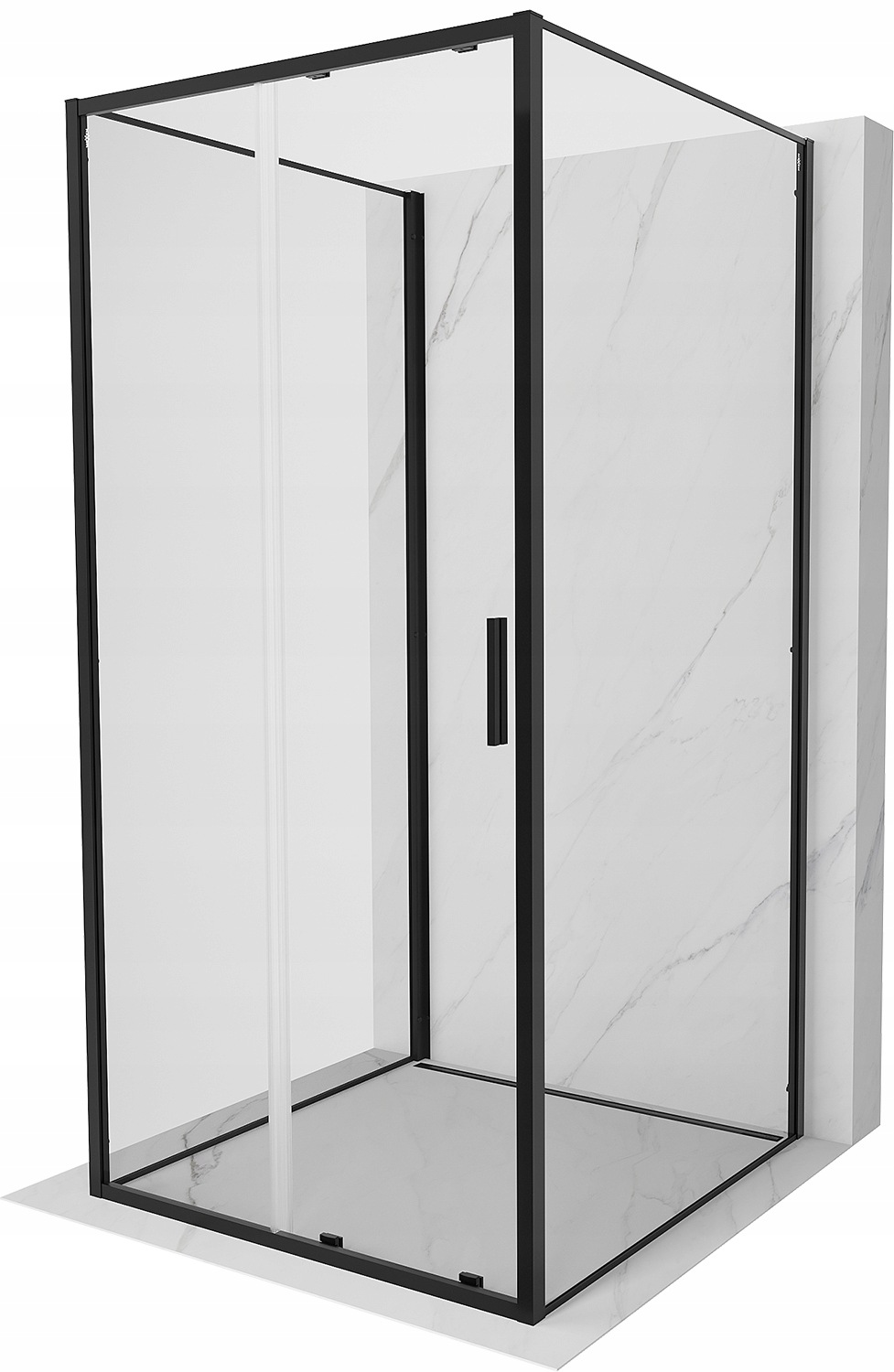 Sprchový kout Mexen Exo-3S posuvné dveře 90 x 90 cm