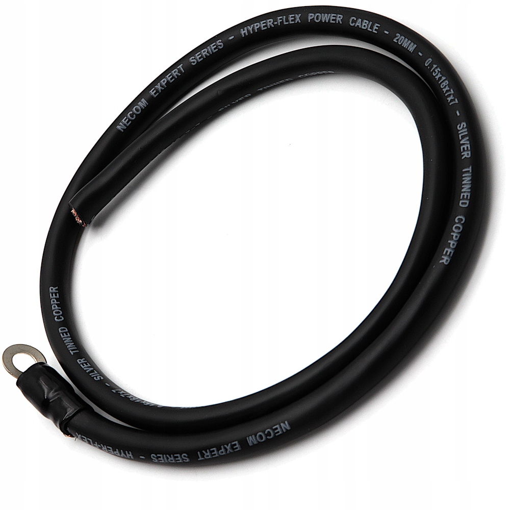 Solidny zestaw kabli przewodów do wzmacniacza samochodowego NECOM 20mm2 Marka Inna