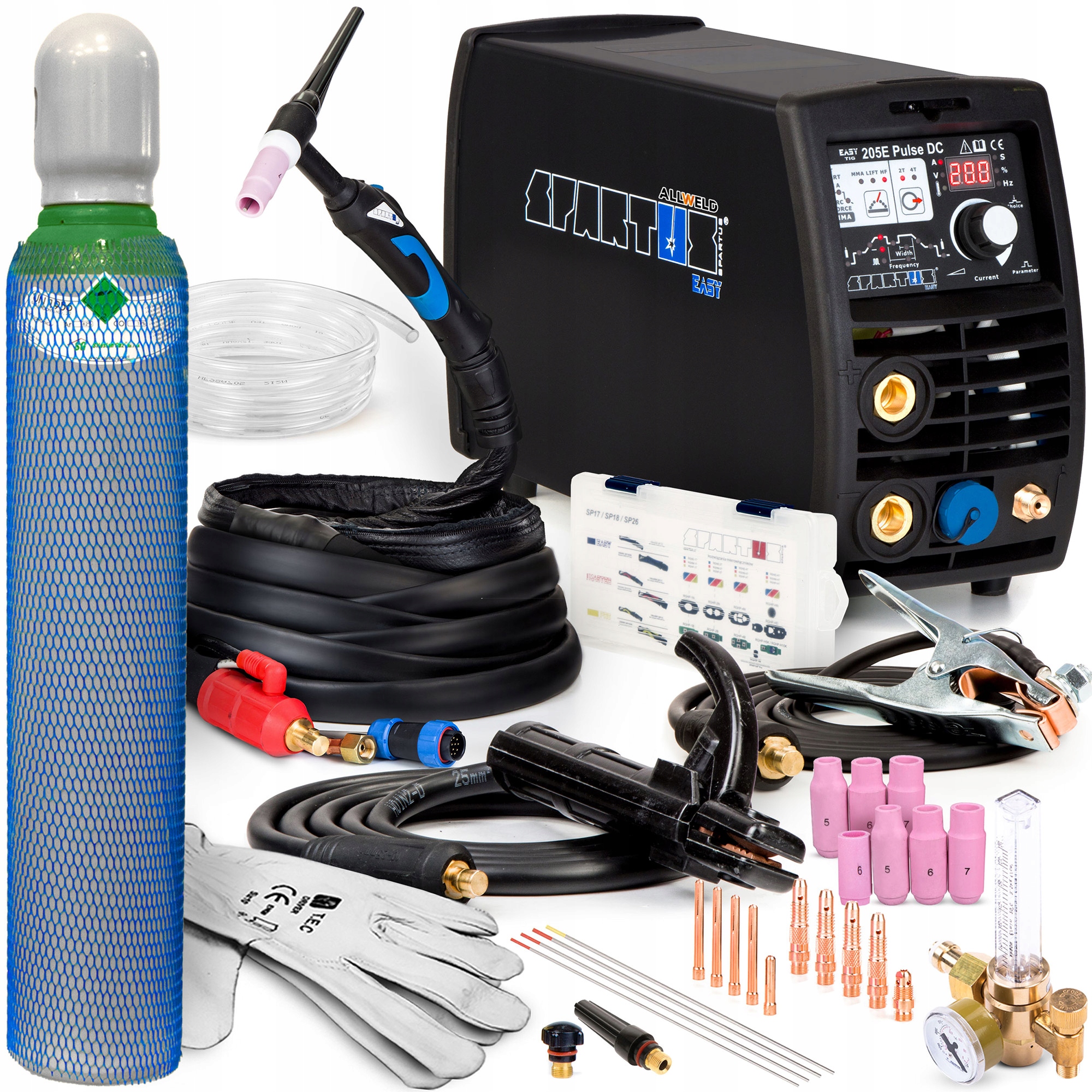 Invertorová Svářečka Spartus Easy Tig 205E Pulse DC Mma 230V 200A