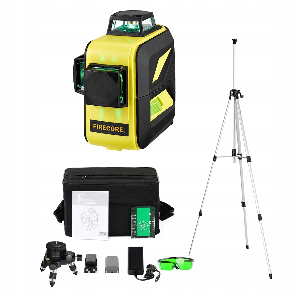 

Zielony laser 360 ° Firecore statyw 1,5 m