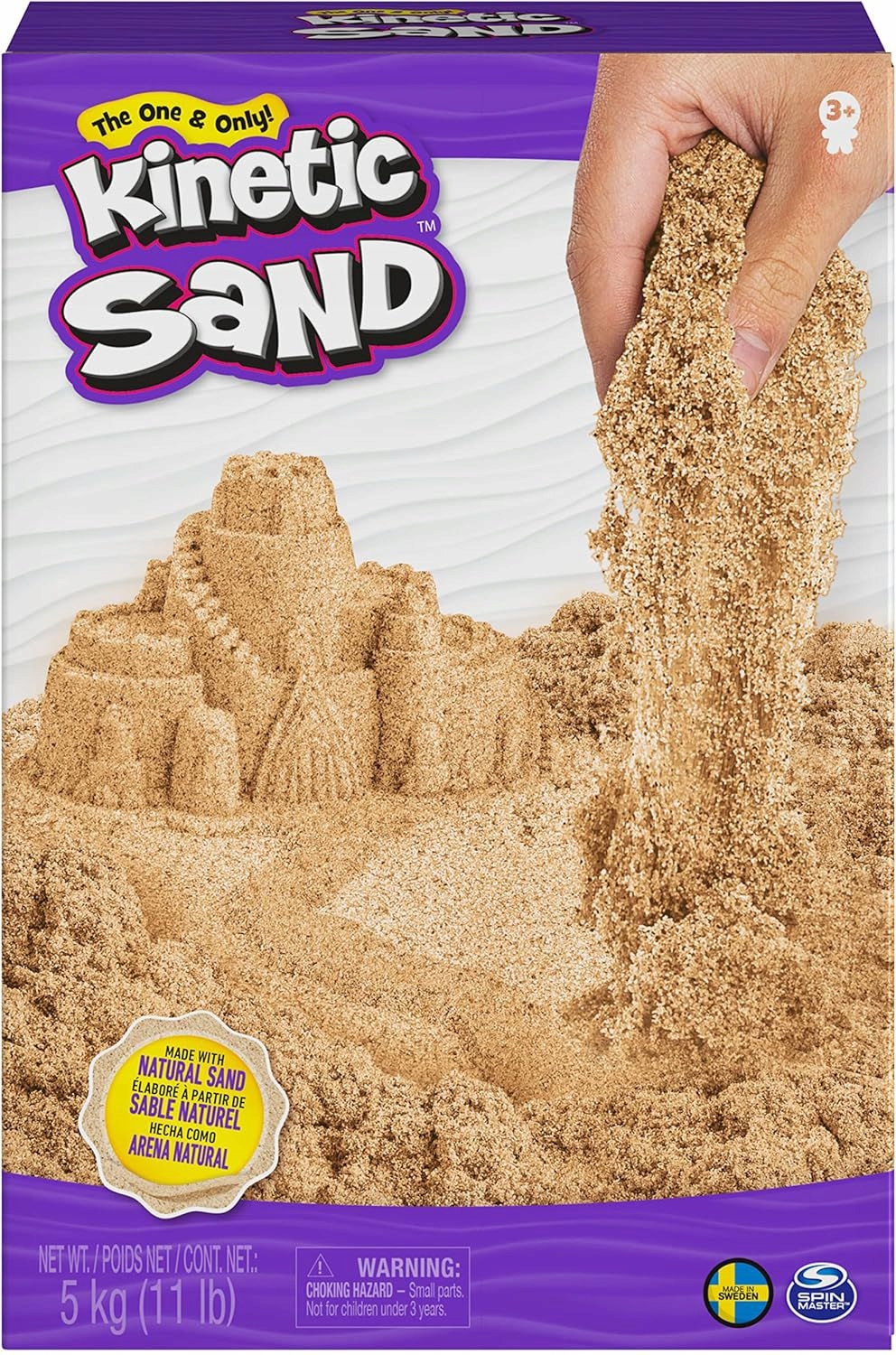Kinetic Sand Brązowy Piasek Kinetyczny (5KG)