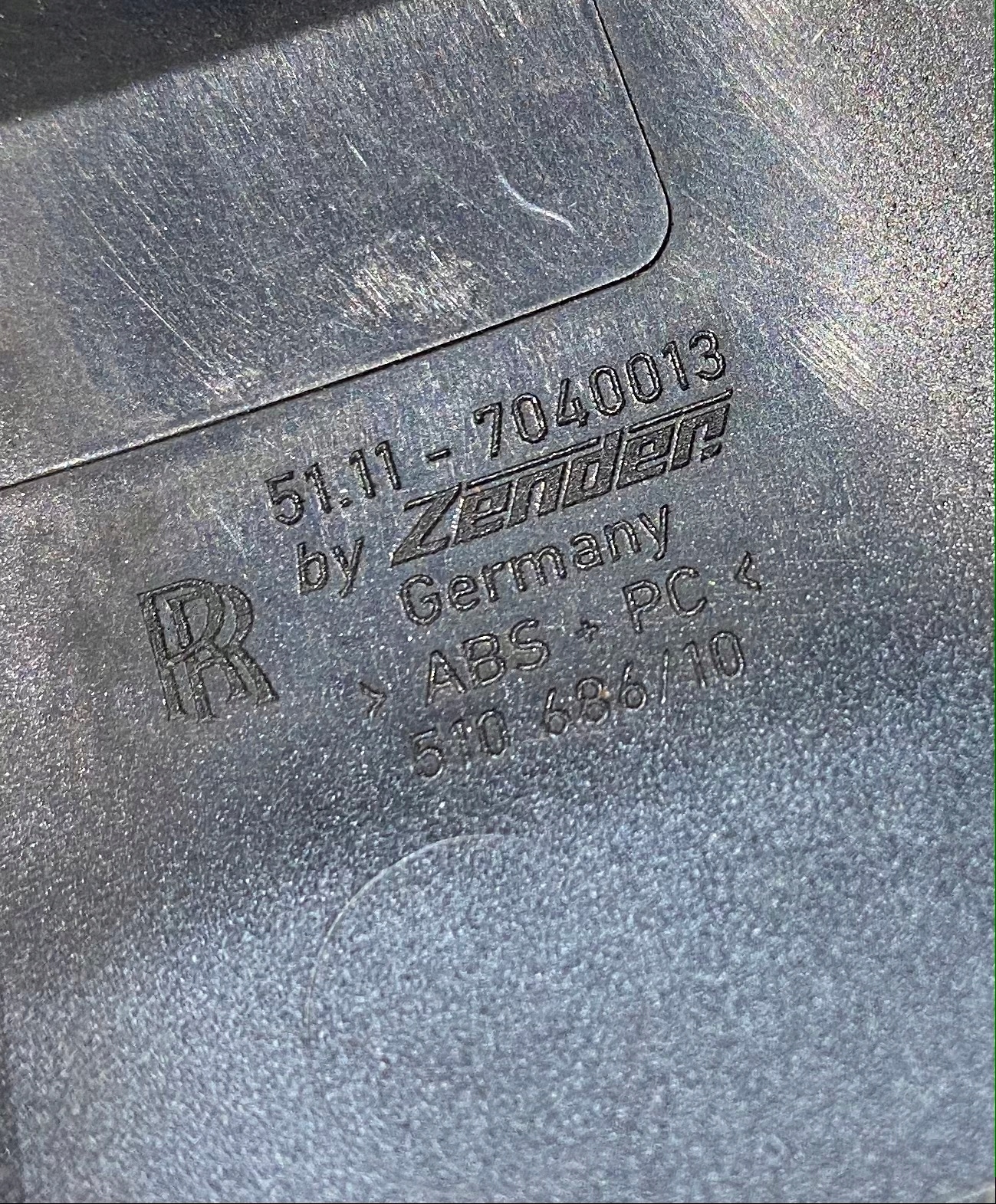 ROLLS ROYCE cover spoiler of a bumper 51117040013
