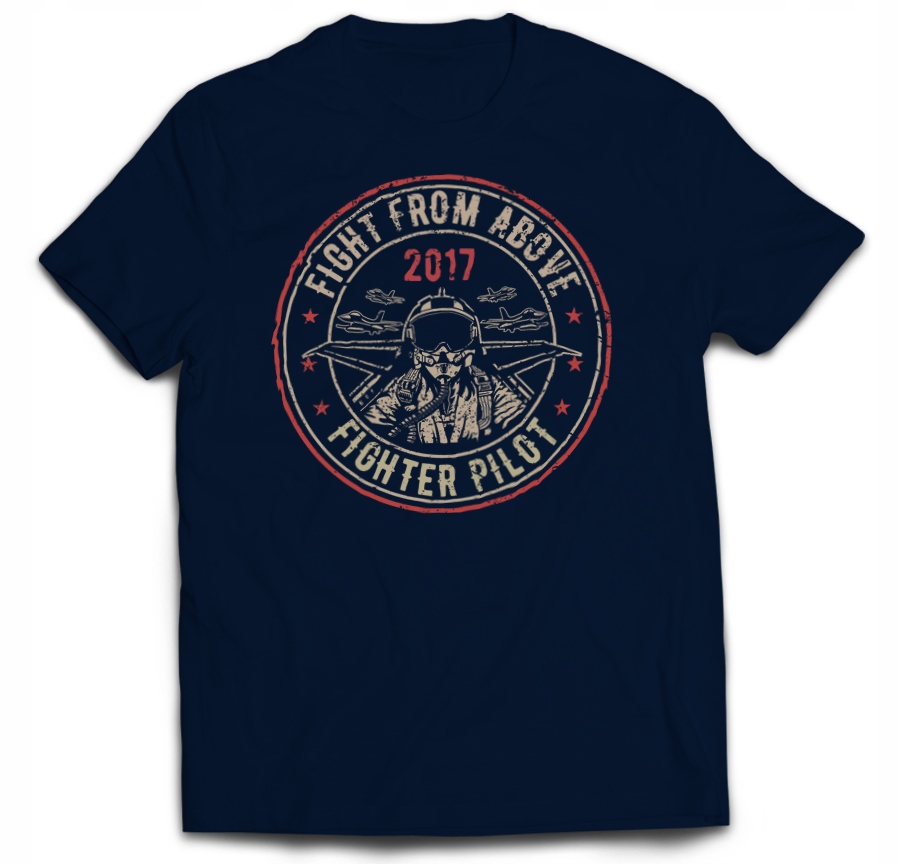 

Tshirt Myśliwiec Jet Pilot Mig Samolot Eskadra M