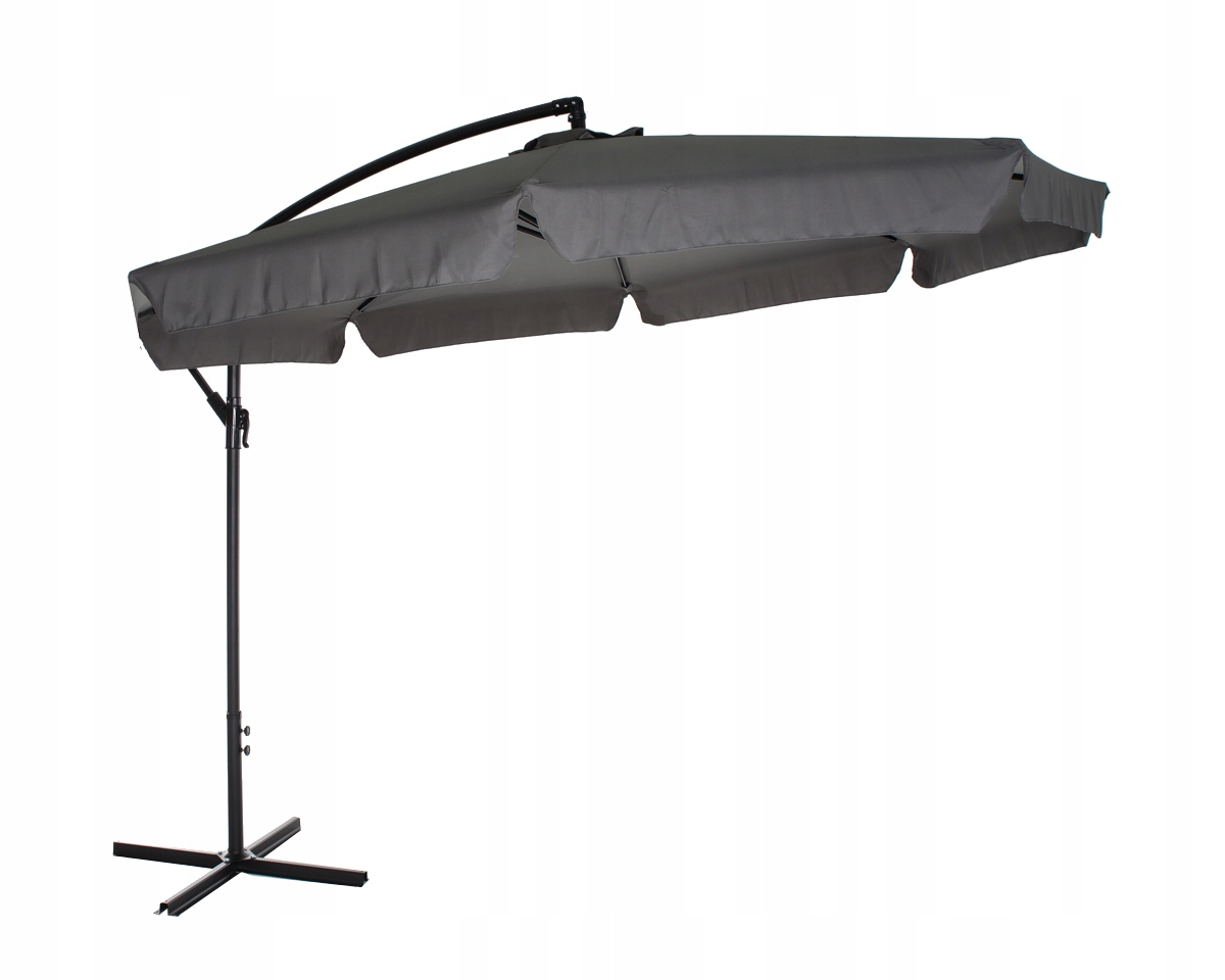 

Parasol Ogrodowy 350cm Składany Duży 8 Segmentowy