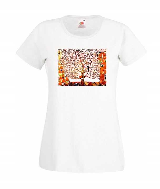 XXL Женская футболка Gustav Klimt Art Tree