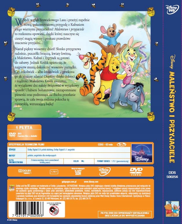 MALEŃSTWO I PRZYJACIELE (DVD) KUBUŚ I PRZYJACIELE Gatunek dla dzieci