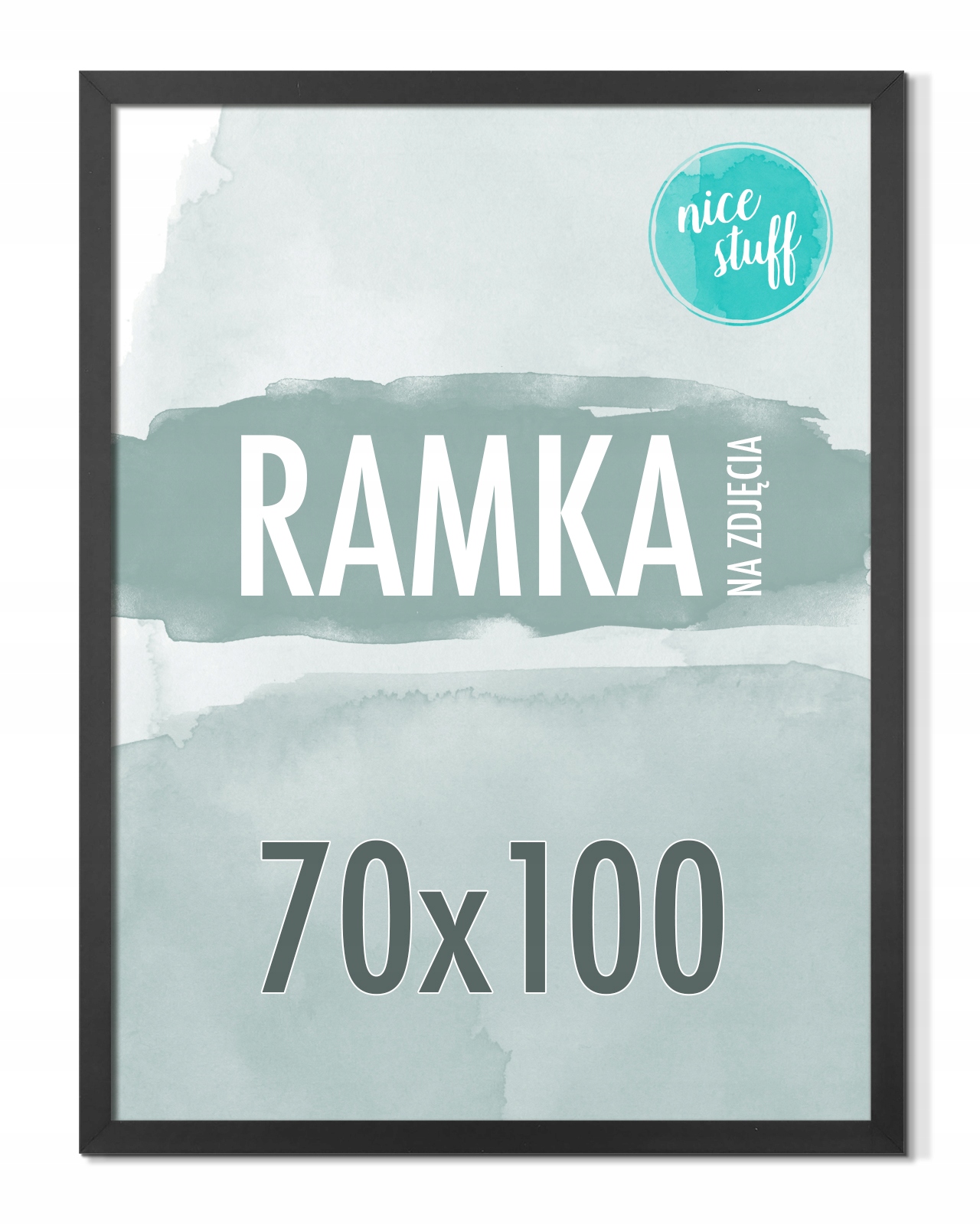 Rámeček 70x100 B1 Rámeček Na Fotografie Plakát Rámečky na fotografie Černé