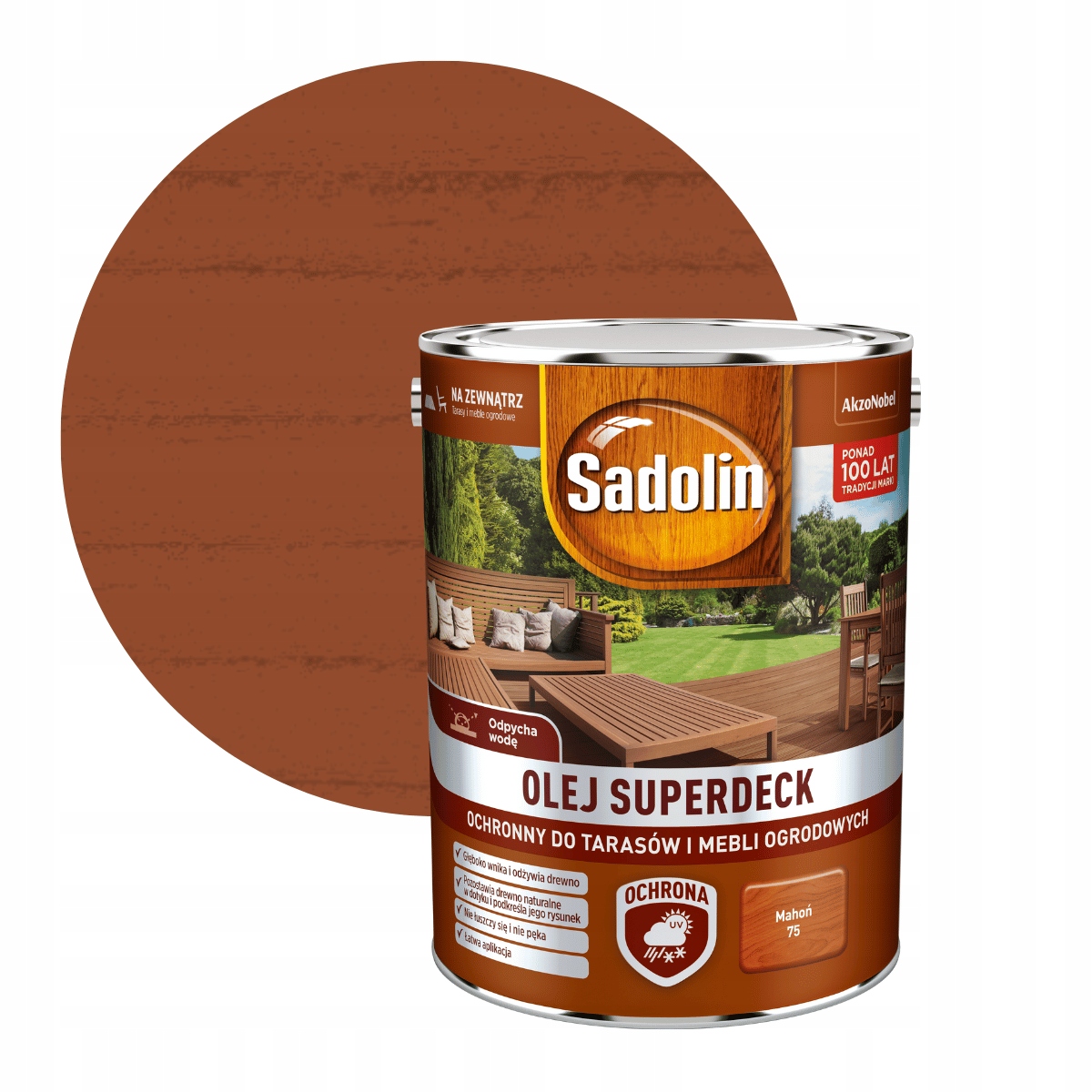 Sadolin Superdeck Olej Na Terasy 5 l Mahagon