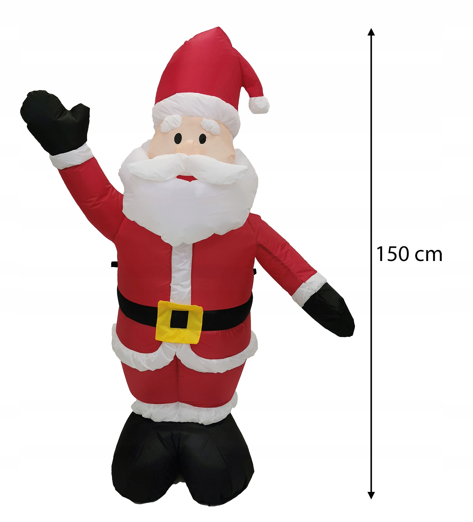 ŚWIĘTY MIKOŁAJ POMPOWANY ŚWIĄTECZNY DMUCHANY ŚWIECĄCY NA ŚWIĘTA 150CM WZ2 Marka KONTRAST