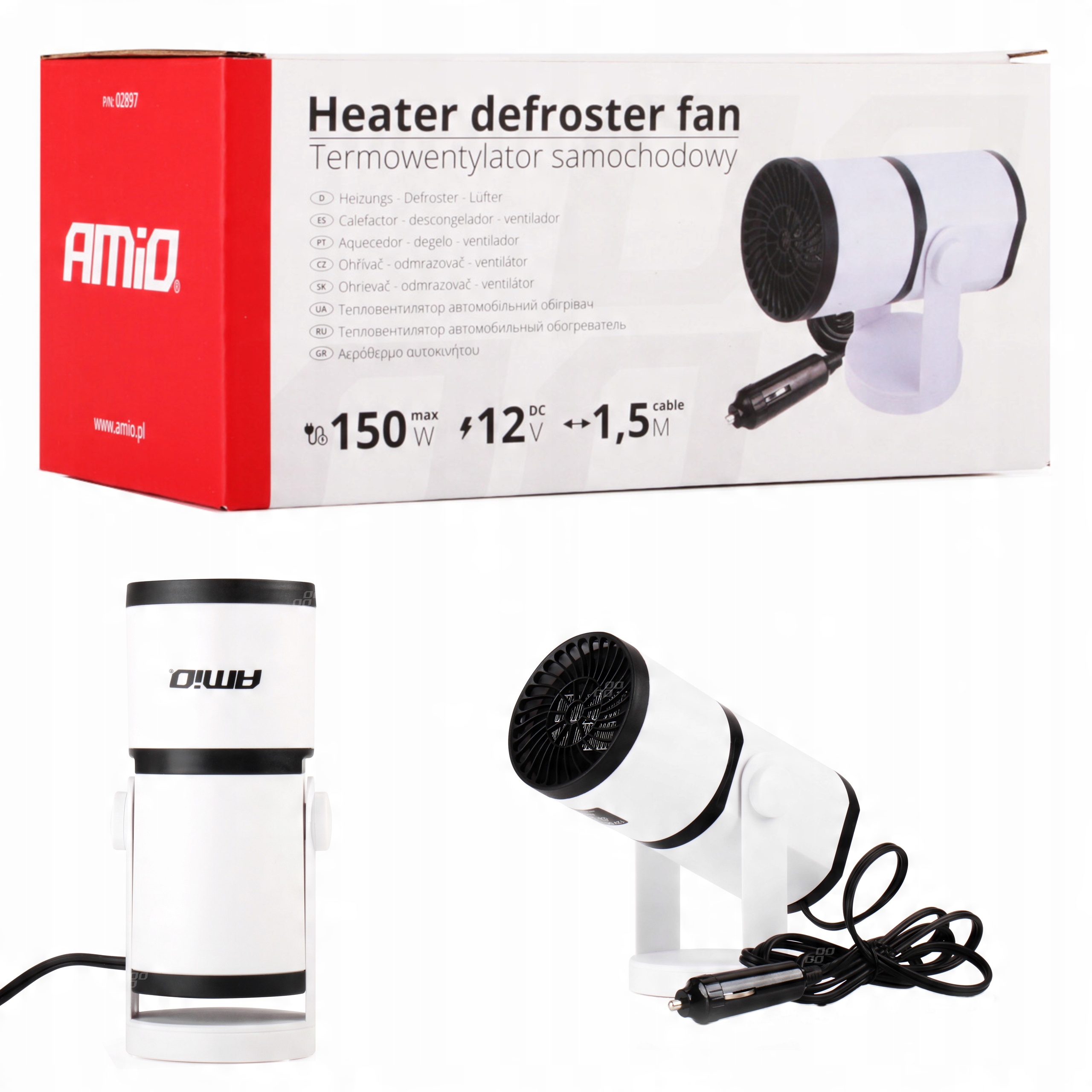 

Grzejnik ceramiczny do samochodu Dmuchawa 12V 150W