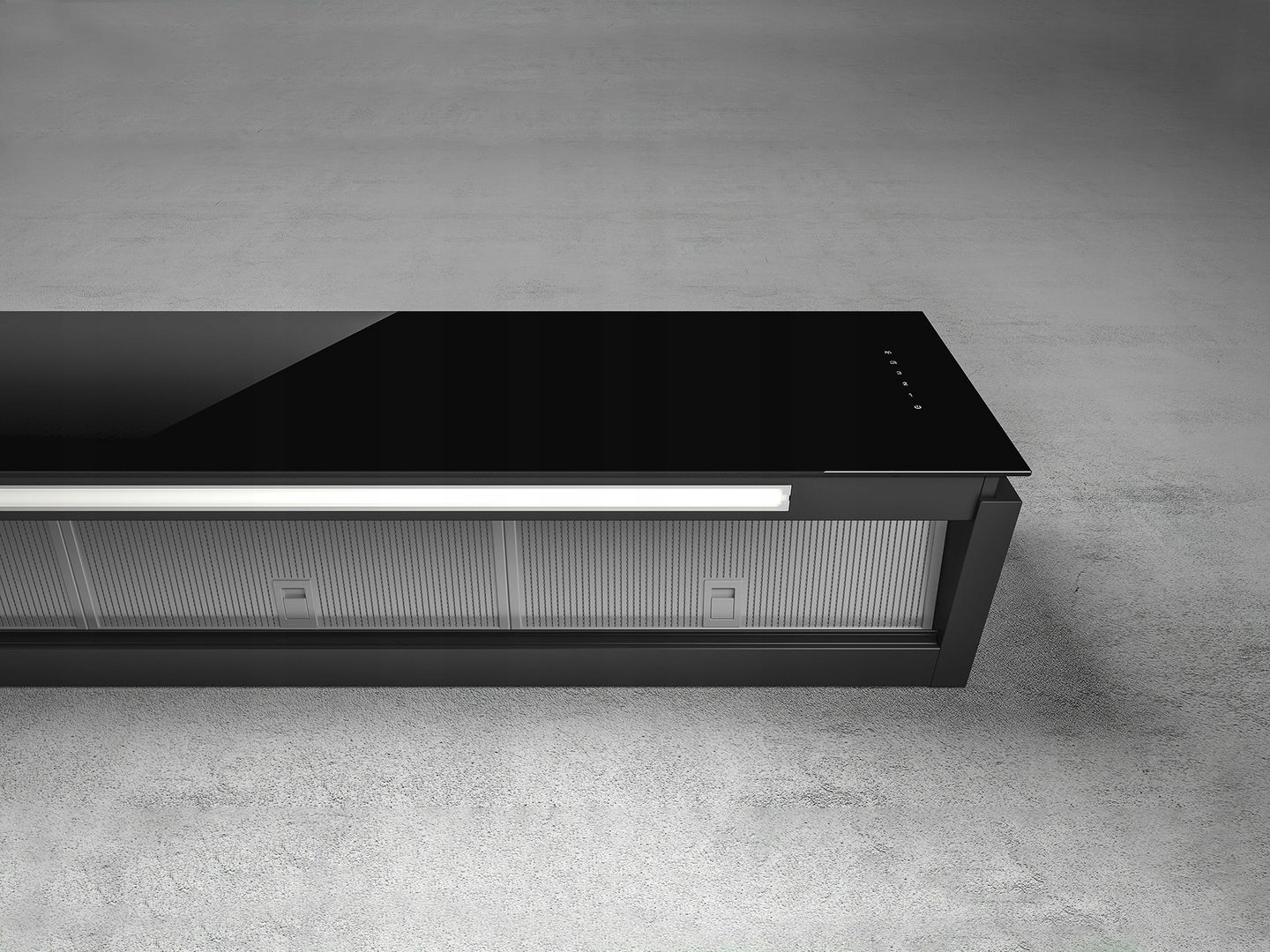 Okap ścienny Elica RULES BL/F/90 Czarne szkło Stan opakowania oryginalne