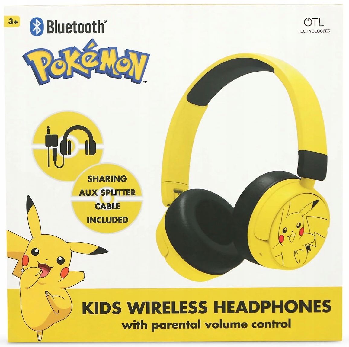 ポケモン - KIX_HEAD'S② Słuchawki bezprzewodowe nauszne OTL Technologies PK1315