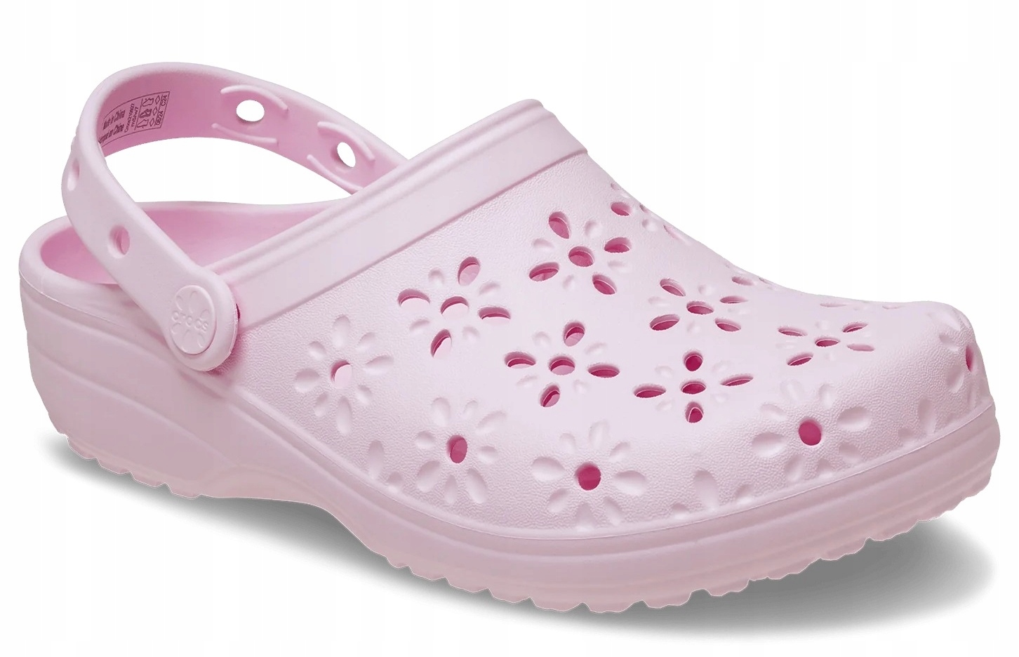 Crocs Classic Floral Cut-Out Clog 210927-6ZW růžové nazouváky Crocsy W6 36-37