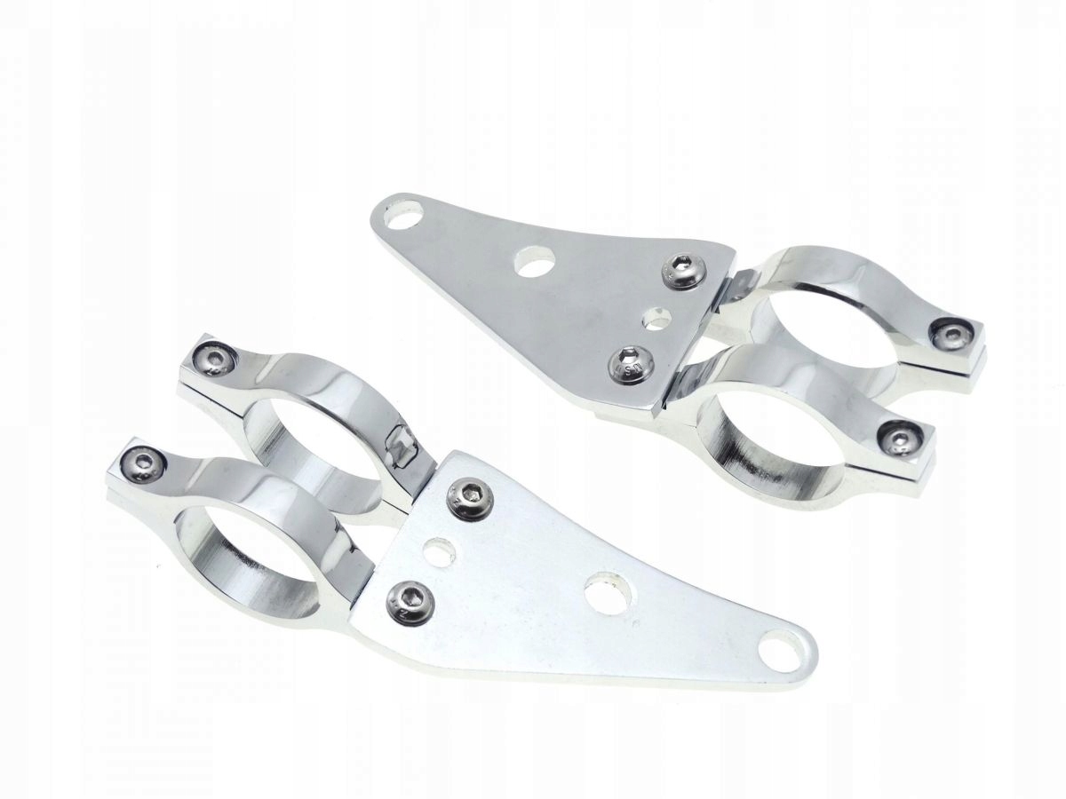 MT299-009 - ДЕРЖАТЕЛЬ ПЕРЕДНЕЙ ЛАМПЫ БОКОВОЙ ХРОМИРОВАННЫЙ 40 ММ