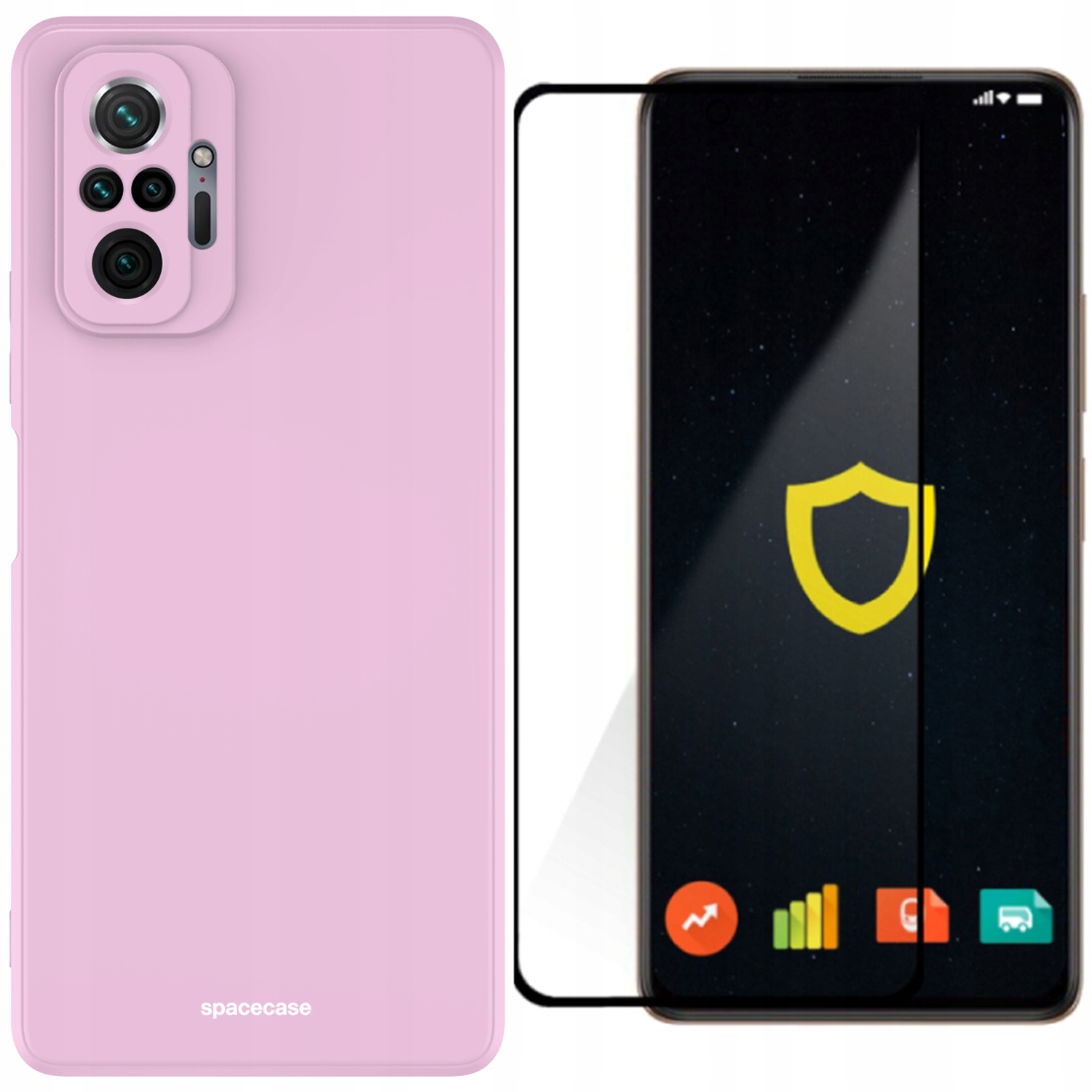 

Etui Matowe Spacecase Do Redmi Note 10 Pro Szkło