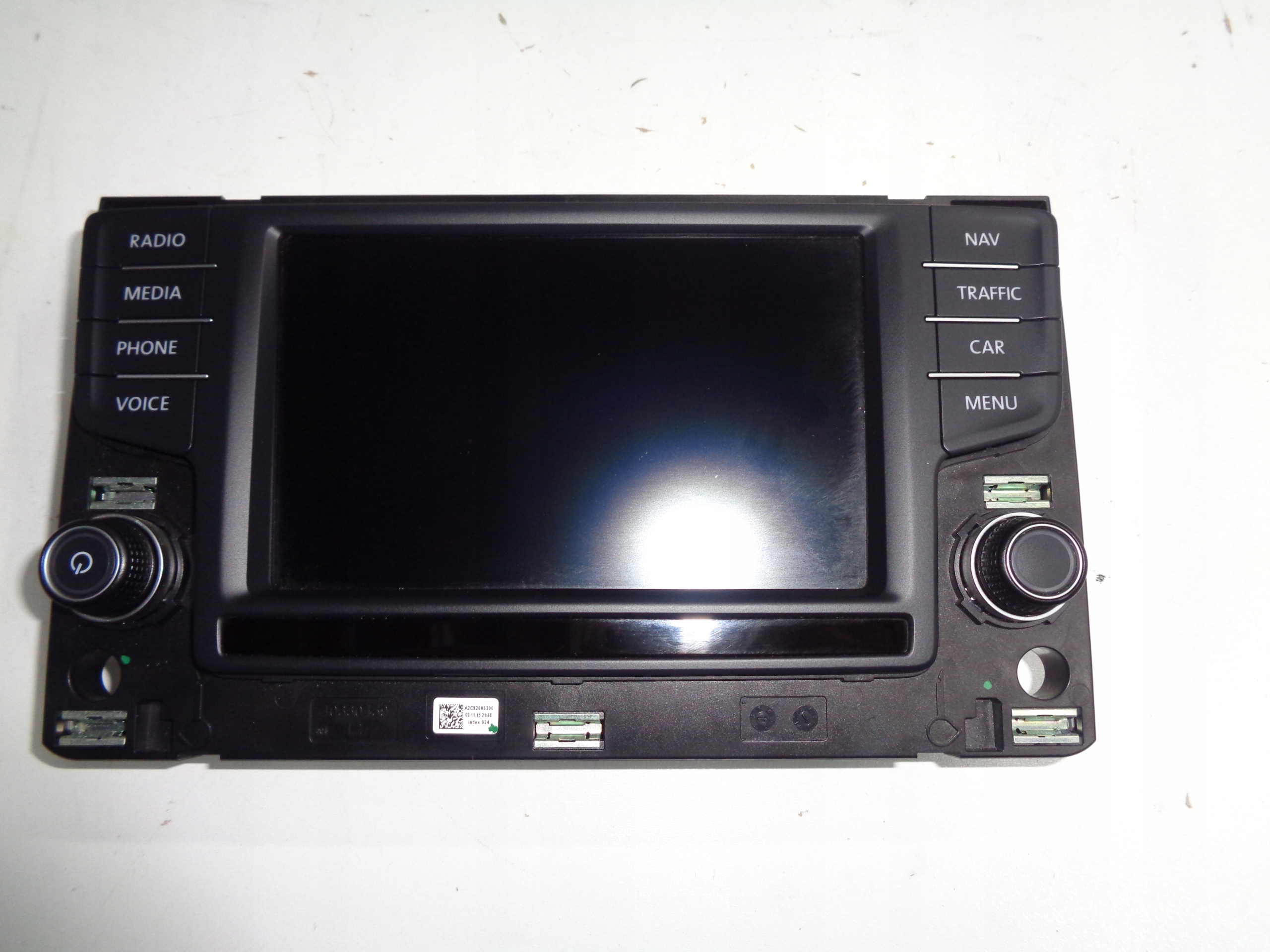 VW GOLF VII navigation RADIO display LCD 12
