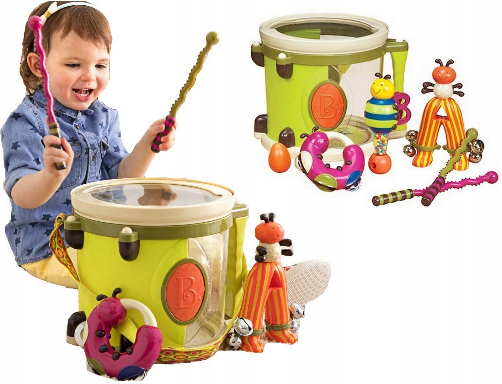 

B. Toys Bębenek zestaw 7 instrumentów 18m+