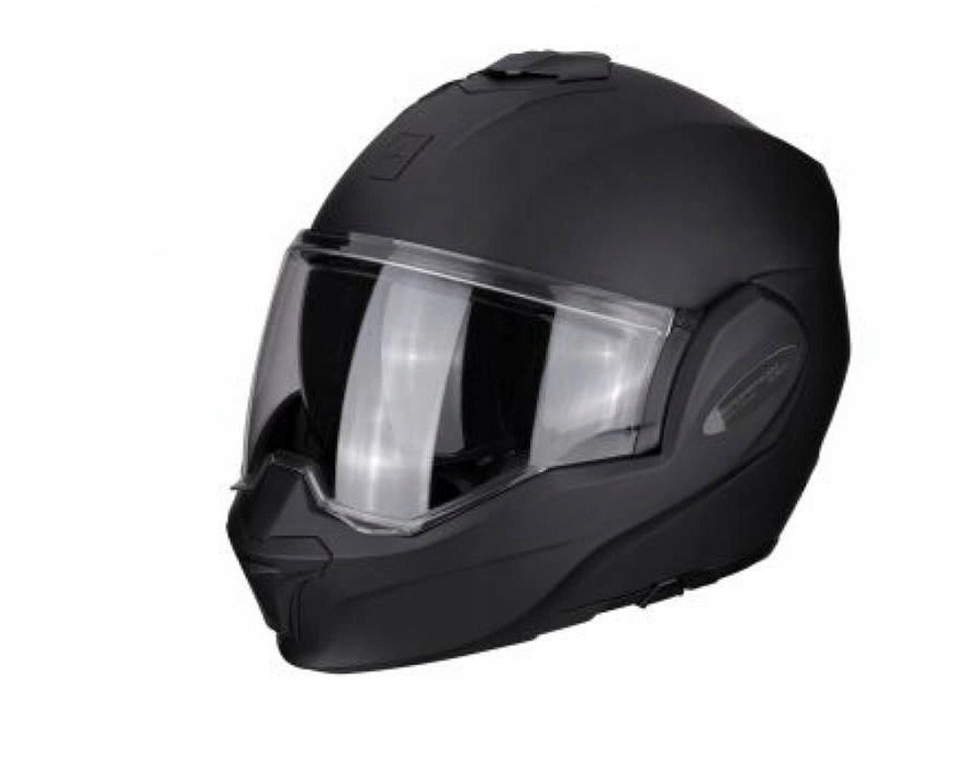 Scorpion Čeľusťová Prilba Exo-tech Solid Matt Black Mat (M)