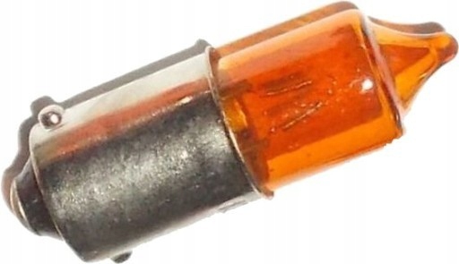 Mini żarówka do kierunkowskazów 12V 23W BA9S żółta