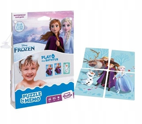 

Kraina Lodu 2W1 Puzzle Gra Memo do kąpieli