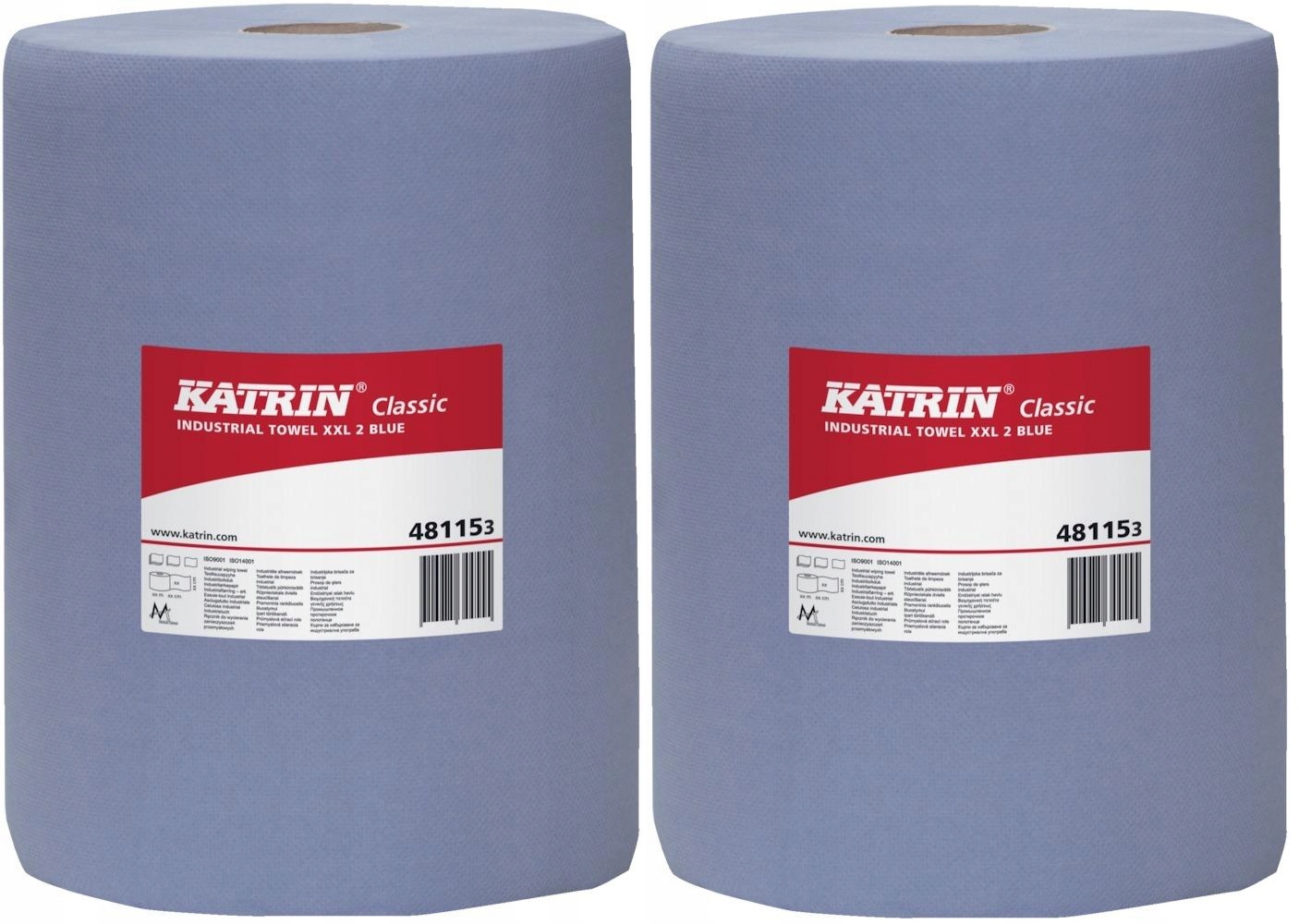 Papírový ručník v průmyslové roli 2ks