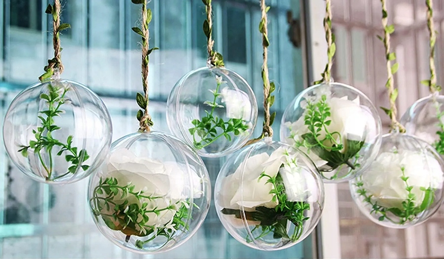 10 x KULA BOMBKA AKRYLOWA PRZEŹROCZYSTA KULE BOMBKI 10cm EAN (GTIN) 5907719446486