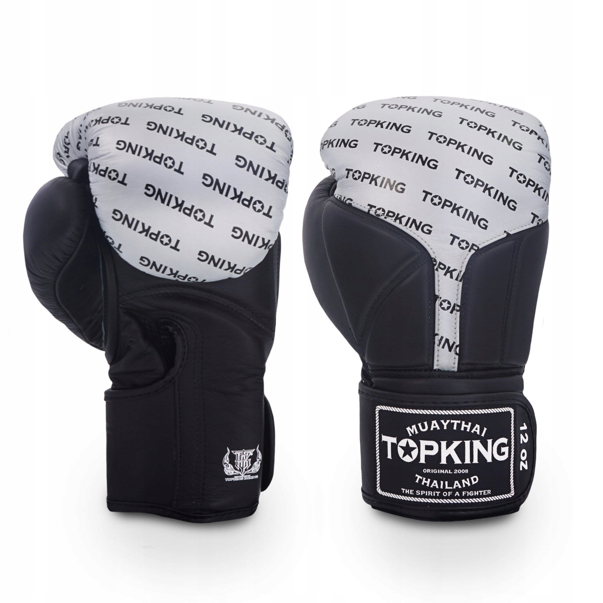 Rękawice Bokserskie Top King Tkbgfi "full Impact" black/silver/black 12oz