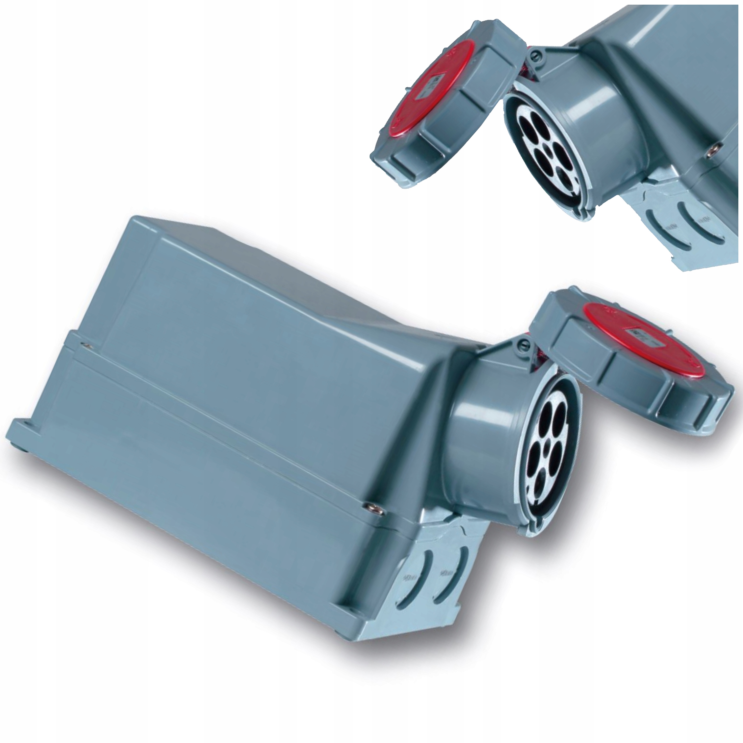 145-6 Pevné silové zásuvky 125A 5 kolíkov 400V IP67