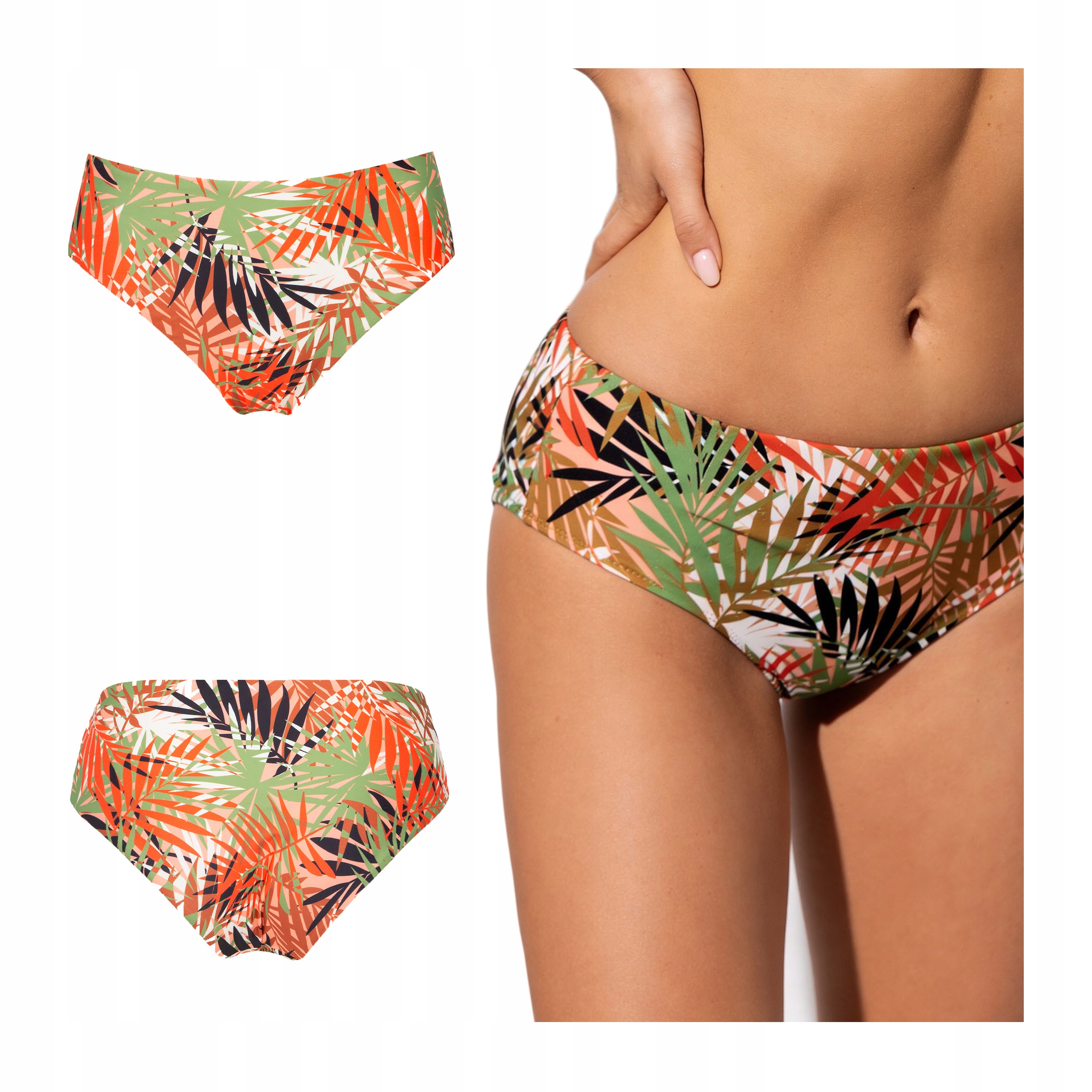 Spodní díl plavek, rychleschnoucí bikiny, velikost M Verde Veronica