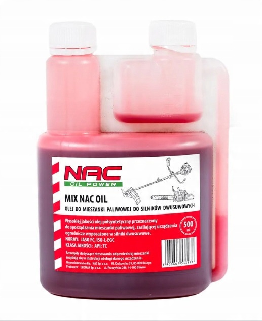 

Nac Olej Do Mieszanki Pal. 0,5L 2-SUW Dozownik