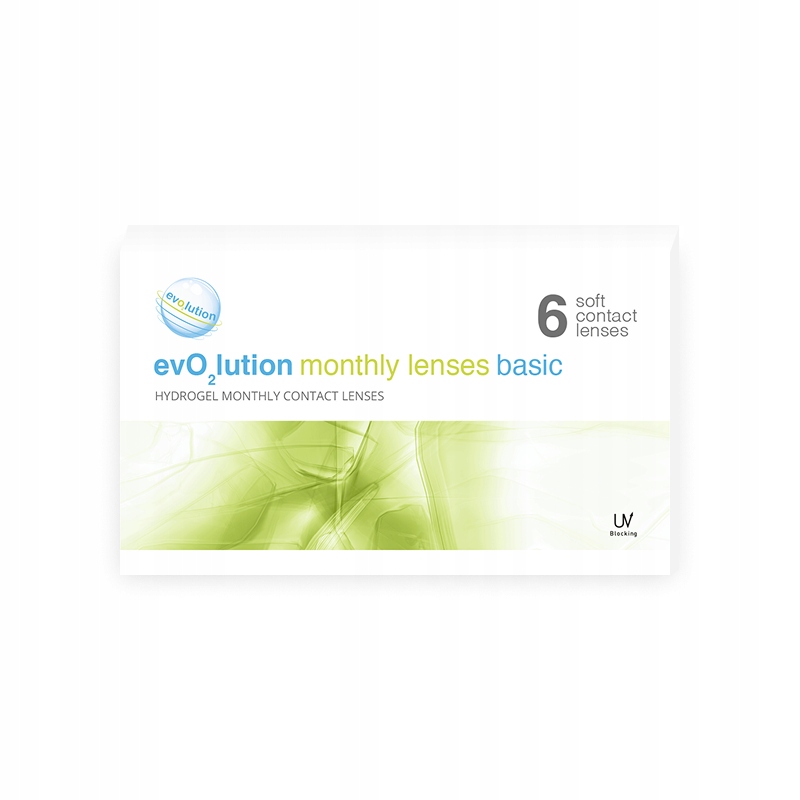 Ежемесячные контактные линзы EVO2FIT MONTHLY CONTACT LENSES 6 шт.