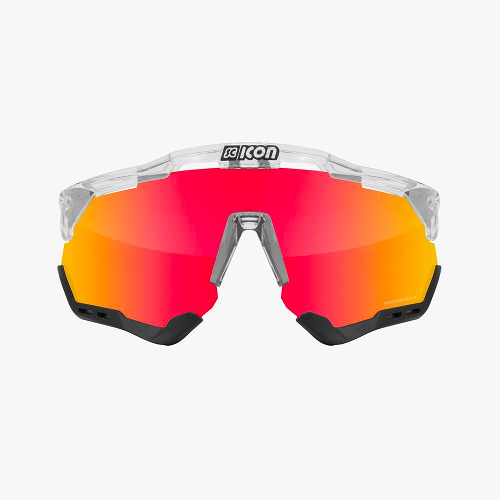 Okulary Scicon Aeroshade XL Crystal Gloss/Black Scnpp Multimirror Red