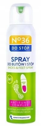 Spray do butów i stóp No36 150 ml x 4 sztuki EAN (GTIN) 5901501018745