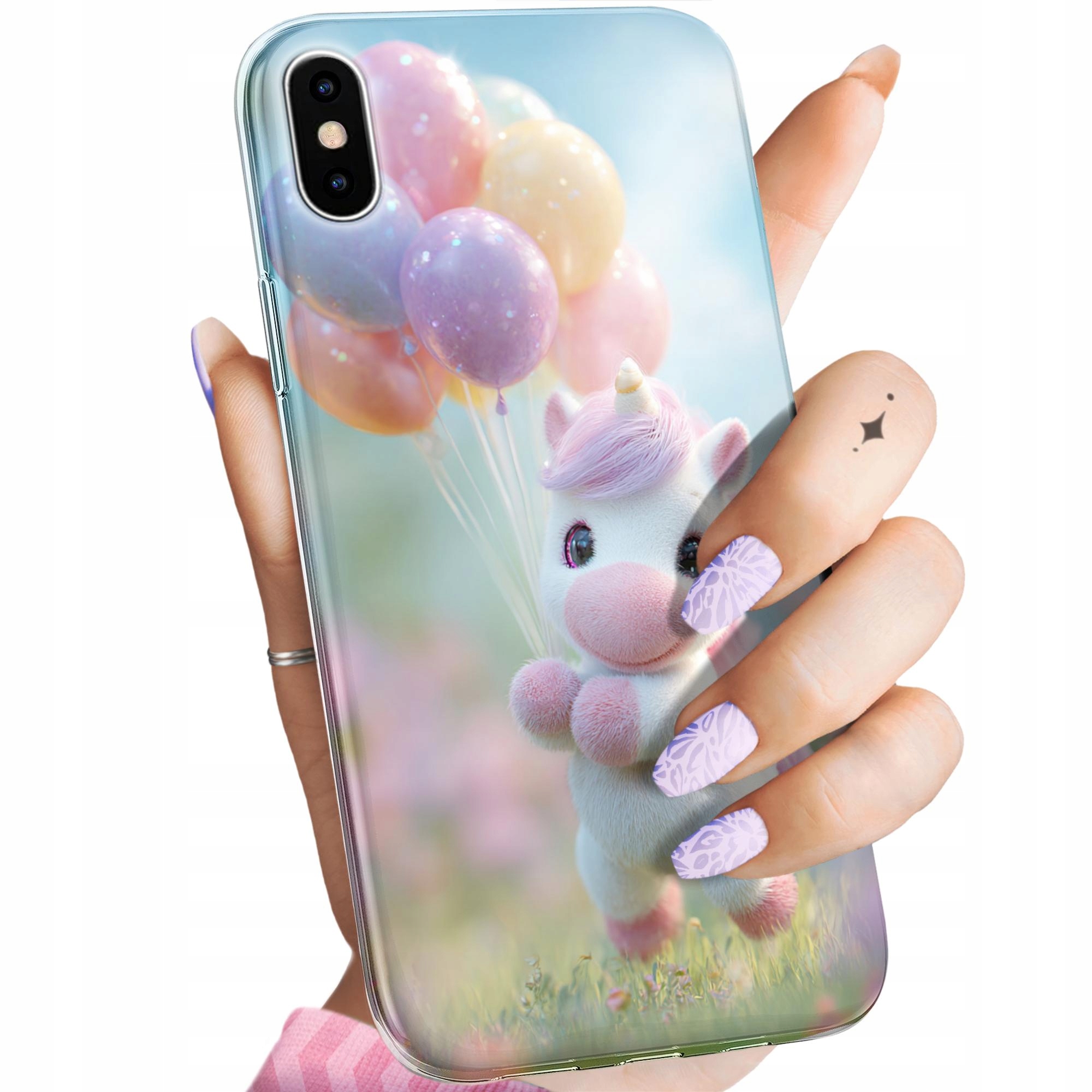 Etui Do Iphone Xs Max Jednorożec Bajki Księżniczki Obudowa Pokrowiec