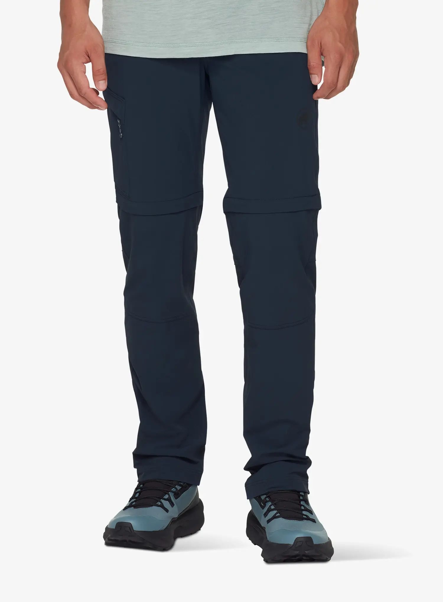 Kalhoty s odnímatelnými nohavicemi Mammut Runbold IV Zip Off marine 48 (M)