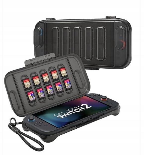 ETUI POKROWIEC FUTERAŁ DO NINTENDO SWITCH 2 - KIESZEŃ NA GRY