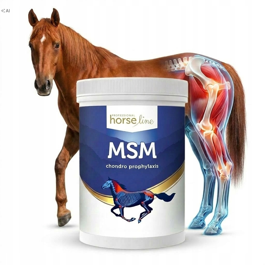 HorseLinePRO Msm Dla Koni Siarka Organiczna Na Stawy i Regenerację 700 g